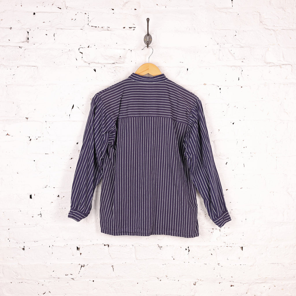 Fisherman Striped Shirt - Blue - M