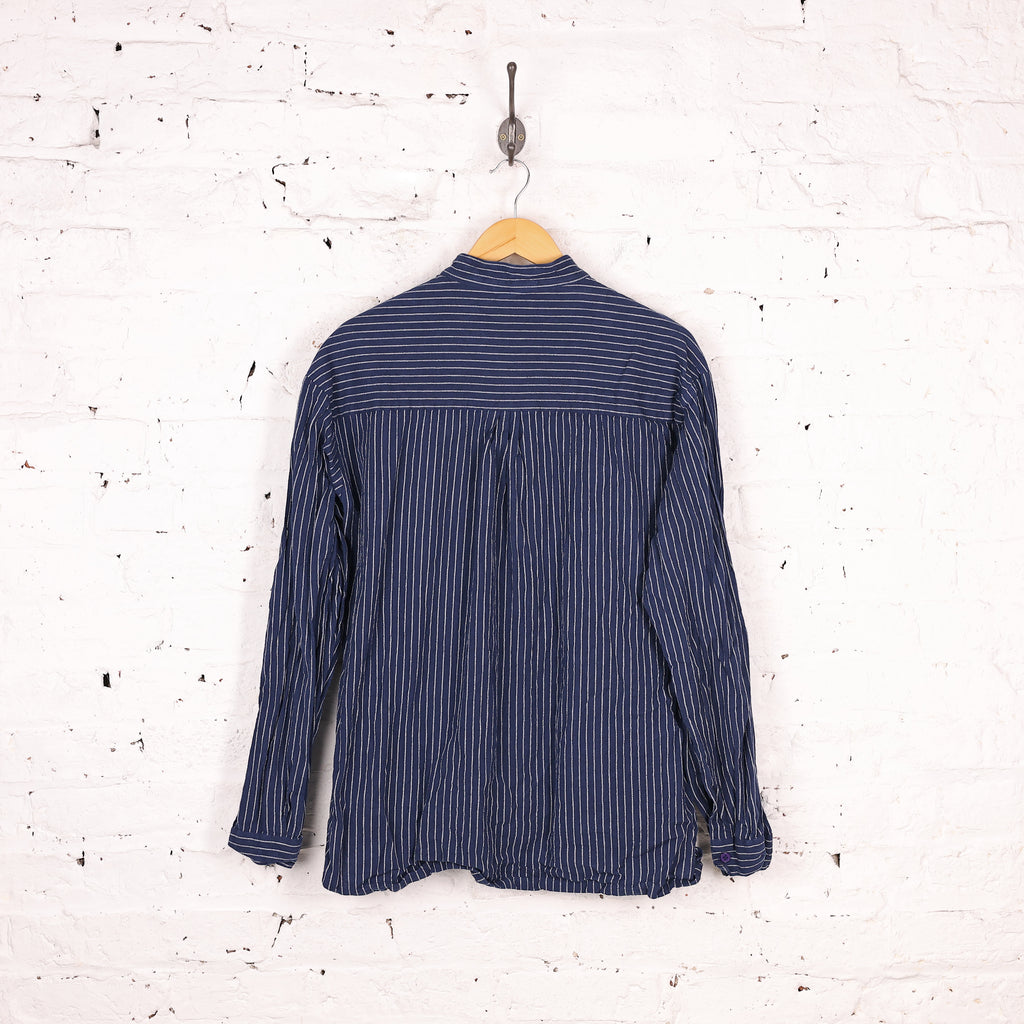 Fisherman Striped Shirt - Blue - XXL