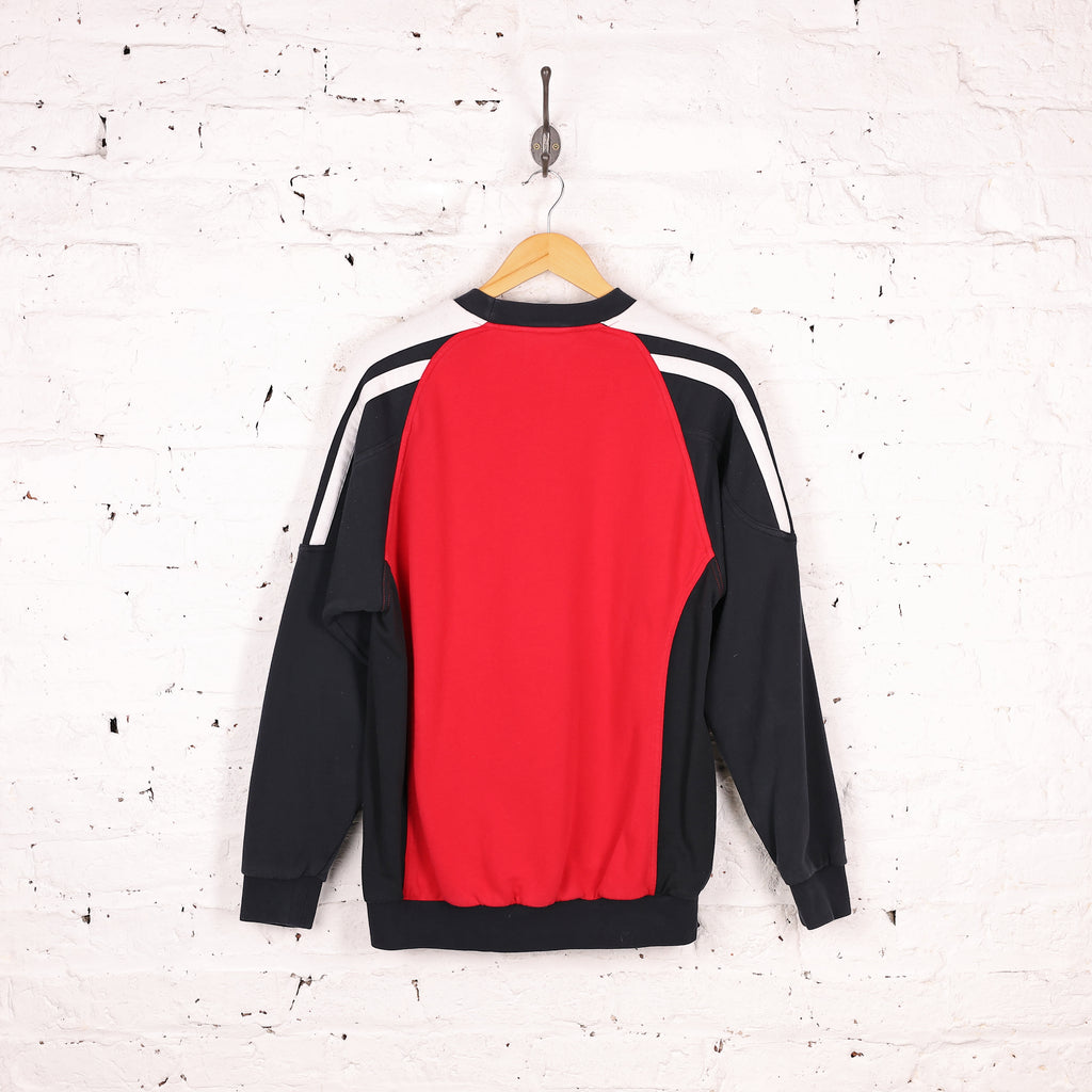 90s Adidas Sweatshirt - Red - M
