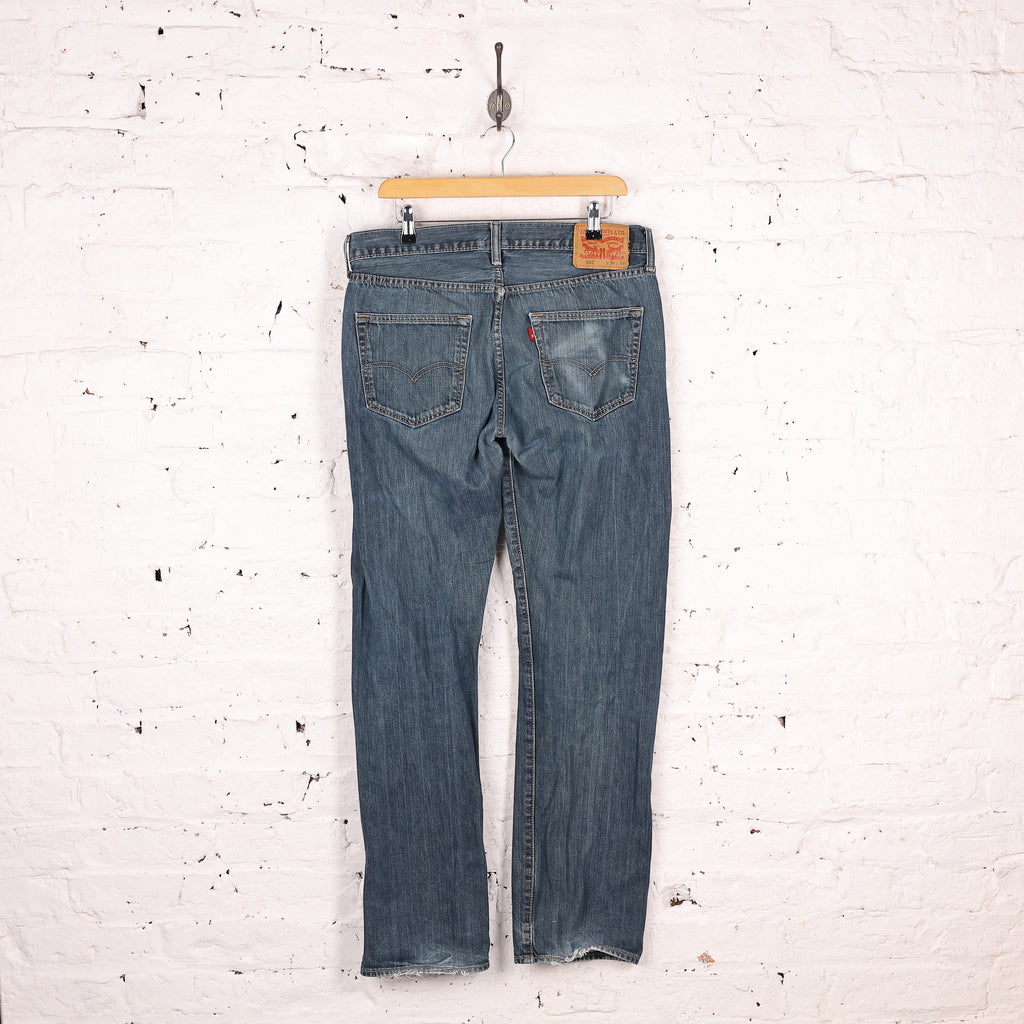 Levi's 501 Straight Leg Jeans - Blue - M