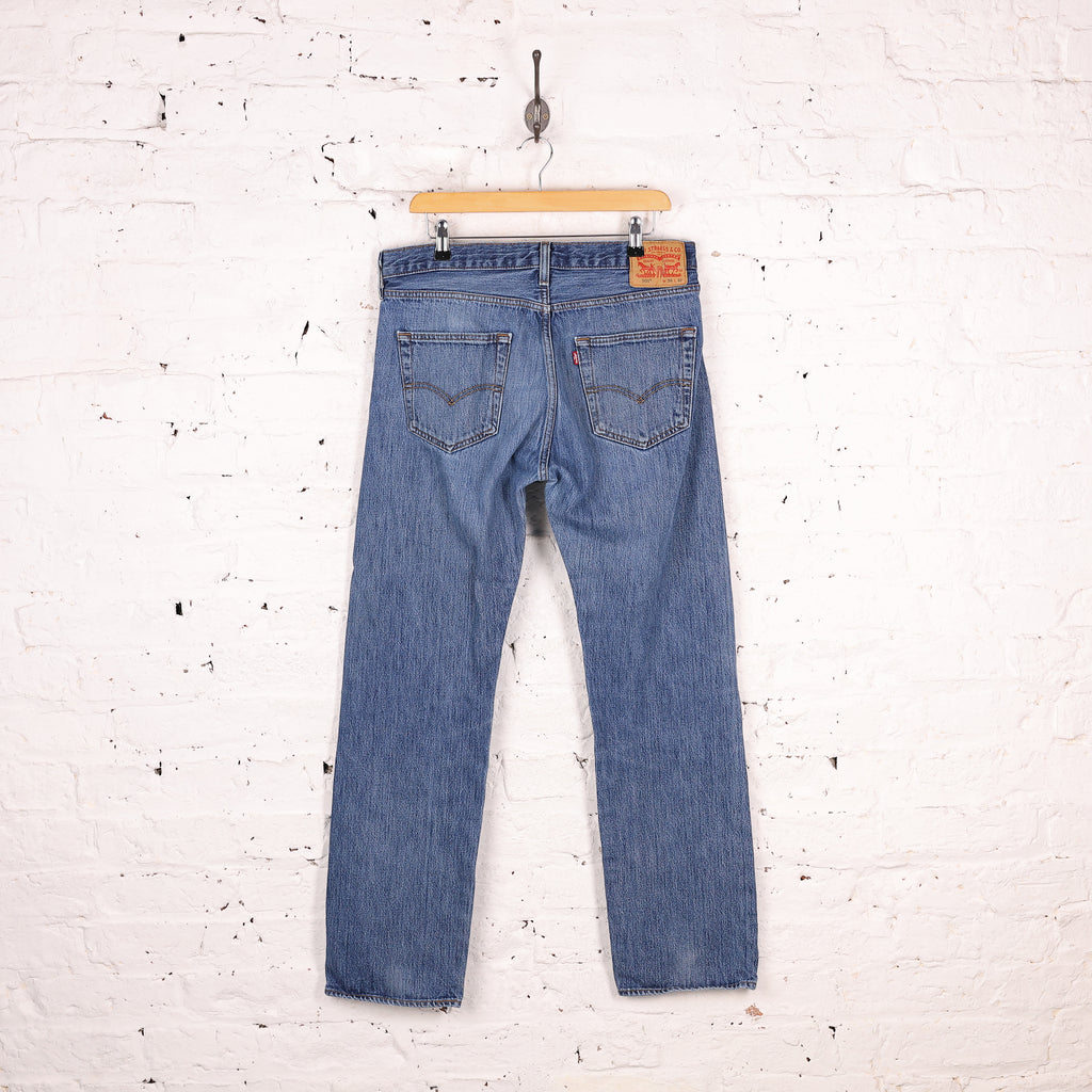 Levi's Straight Leg 501 Jeans - Blue - M