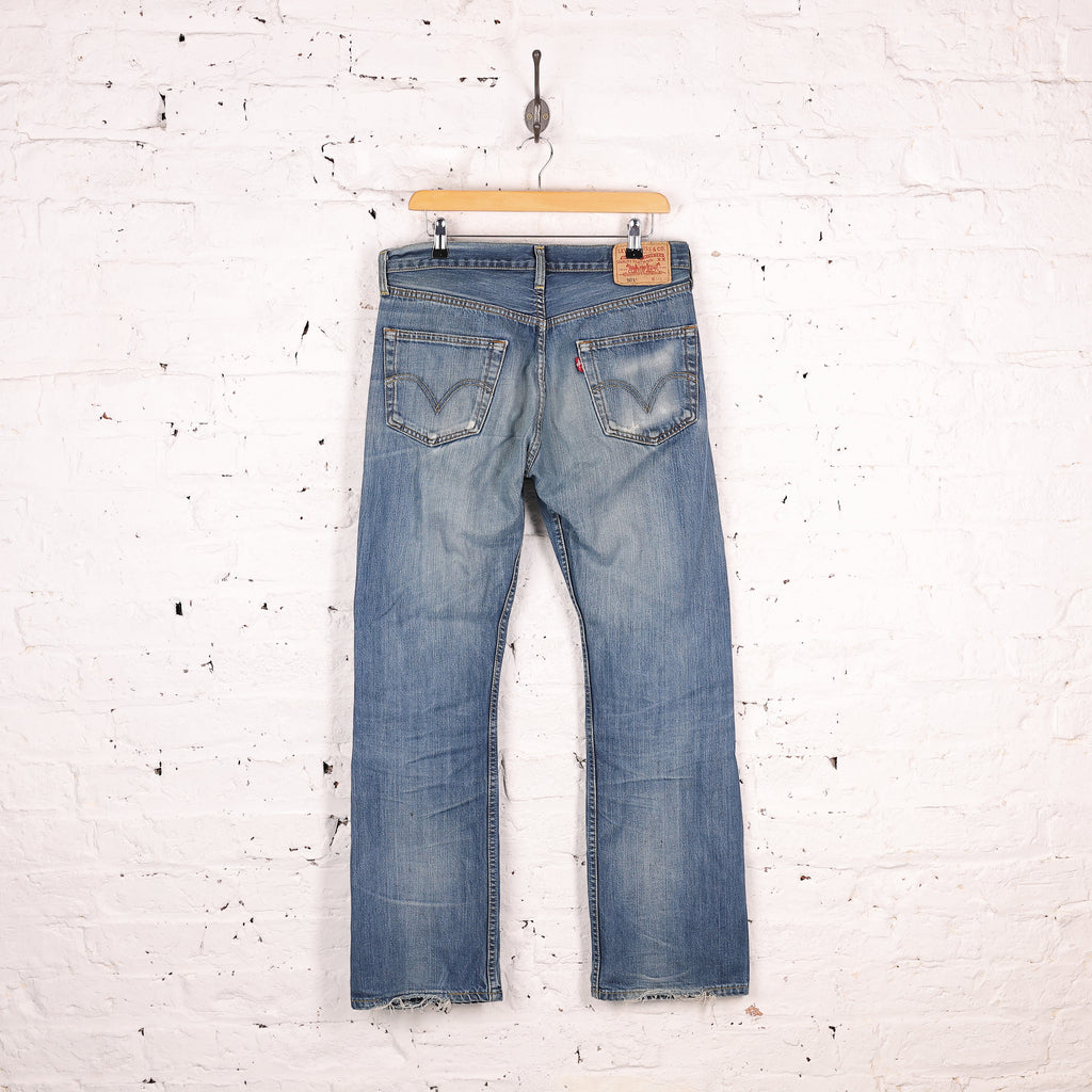 Levi's 501 Straight Leg Jeans - Blue - M
