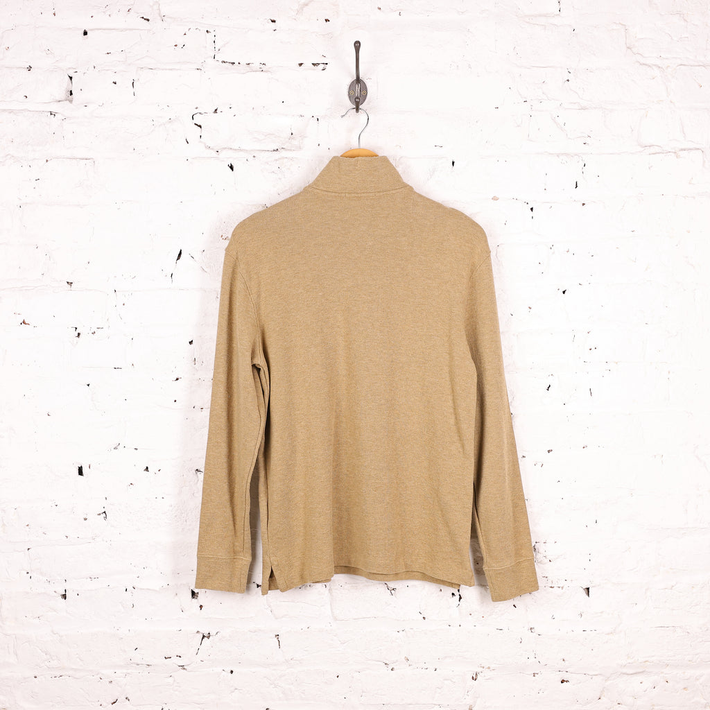 Polo Ralph Lauren 1/4 Zip Sweatshirt - Beige - M