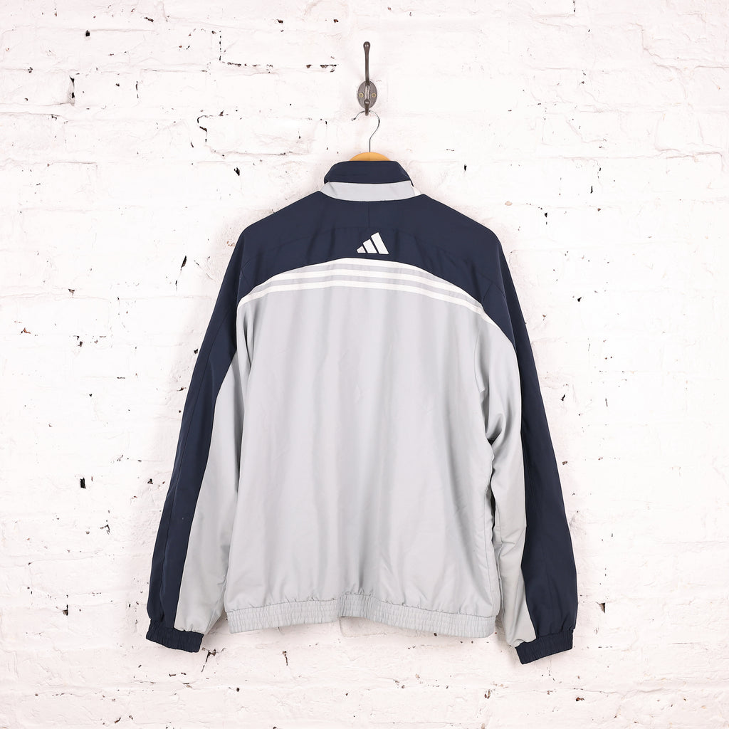 90s Adidas Tracksuit Top Jacket - Grey - L