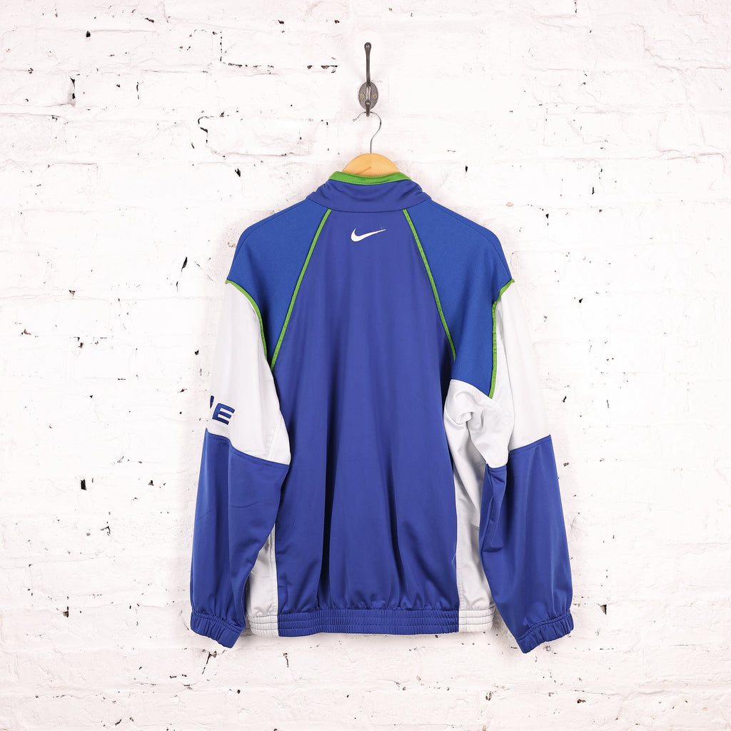 90s Nike Tracksuit Top Jacket - Blue - L
