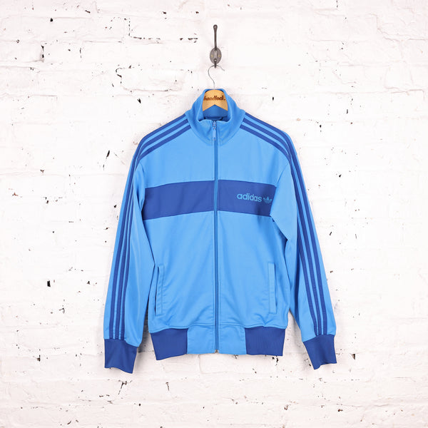 90s Adidas Tracksuit Top Jacket - Blue - M – Headlock 90s Adidas Tracksuit Top Jacket - Blue - M – Headlock