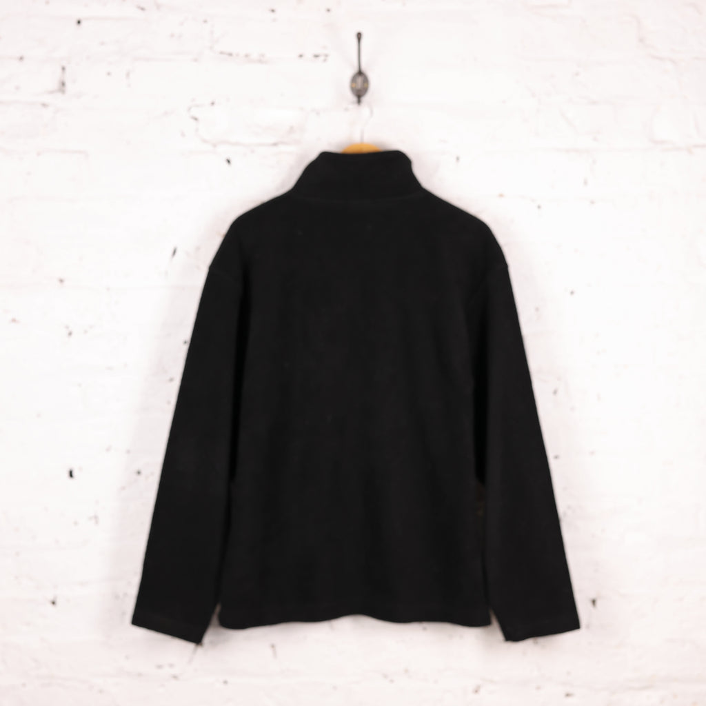 90s Adidas 1/4 Zip Fleece - Black - L