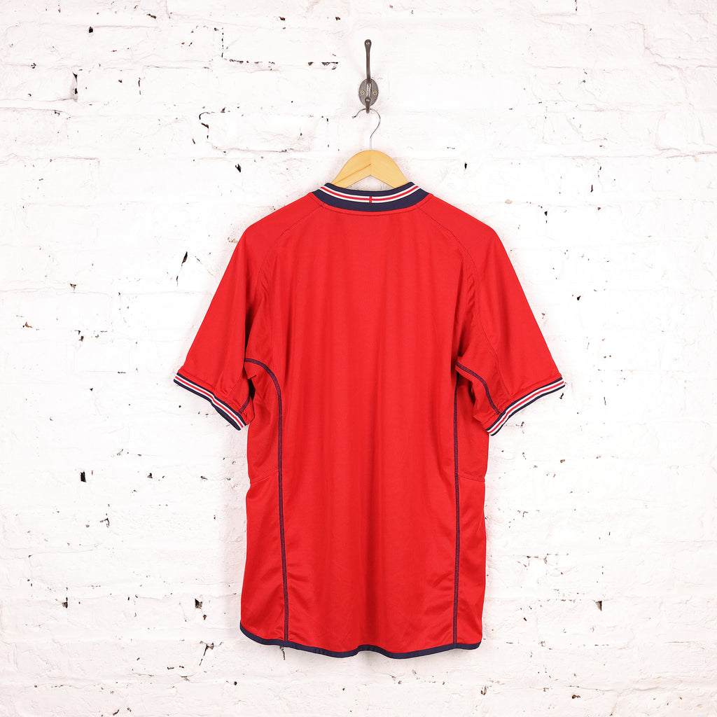 Umbro England 2004 Away Reversible Football Shirt - Red - L