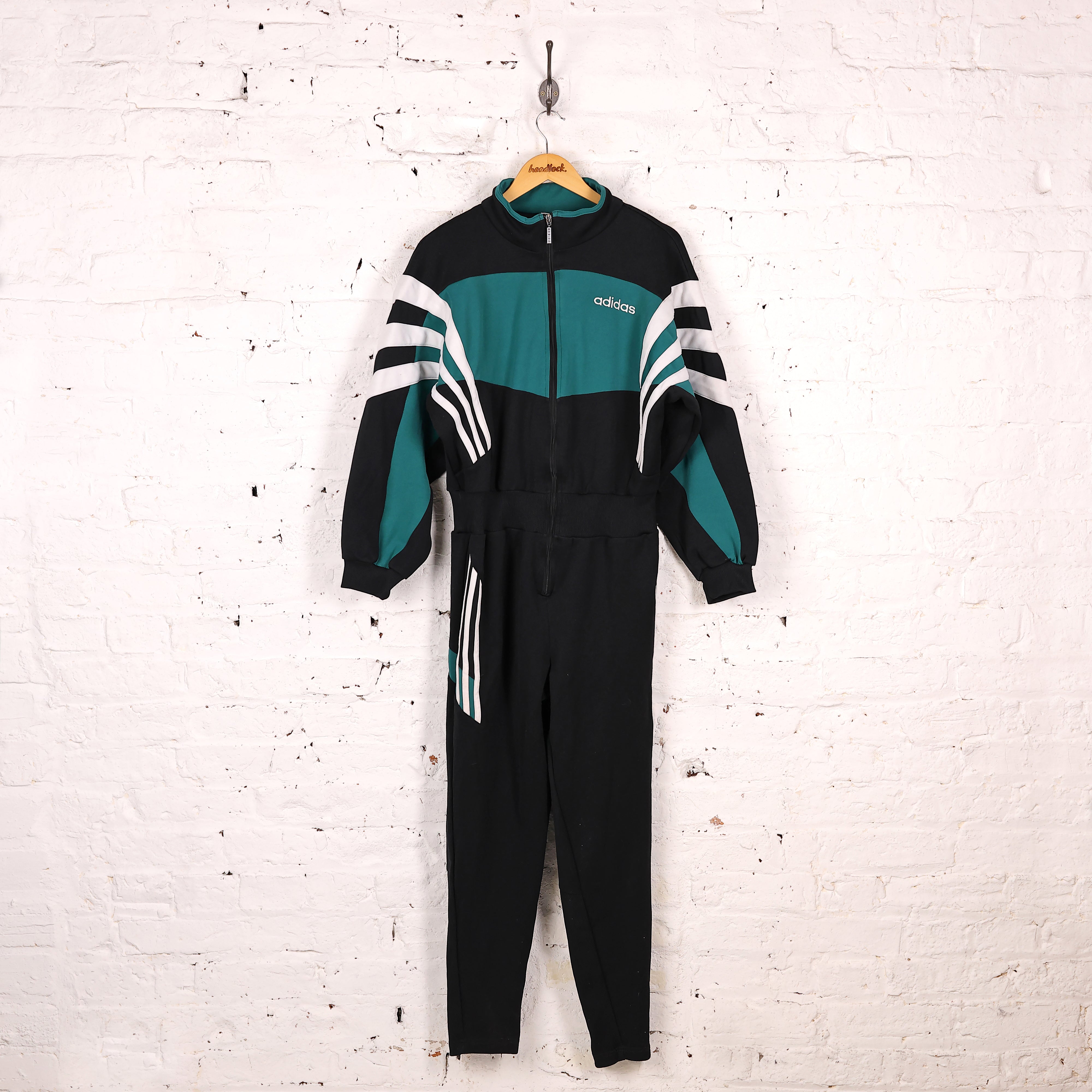 Adidas All In One 90s Boiler Suit Tracksuit Black M – Headlock