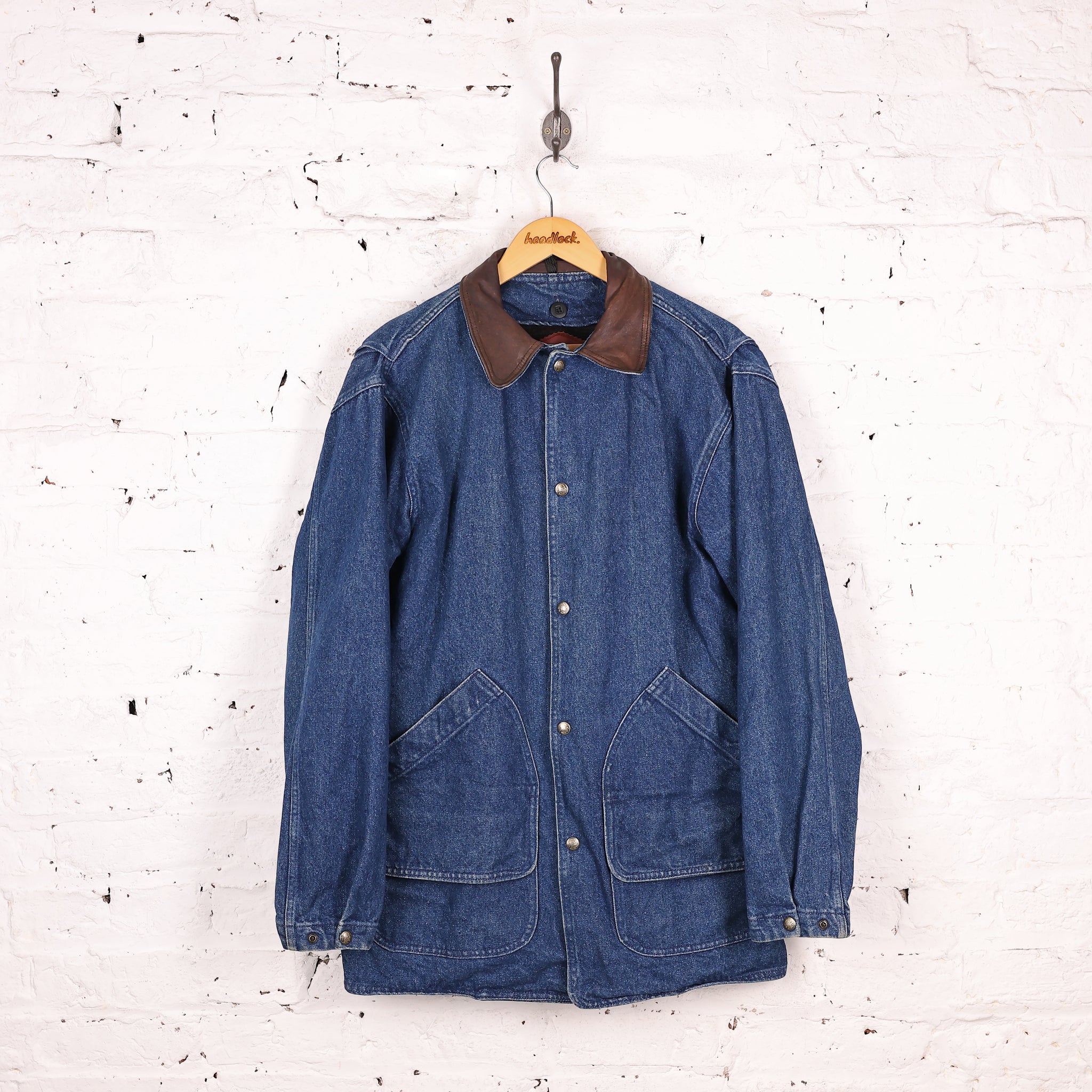 Woolrich Denim Chore Jacket - Blue - S – Headlock