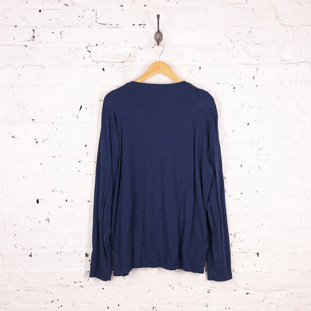 Ralph Lauren Long Sleeve  T Shirt - Blue - XL