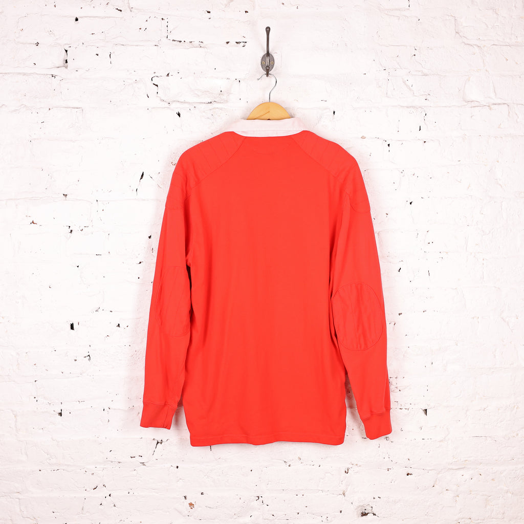 Ralph Lauren Polo Long Sleeve Rugby Shirt - Red - S