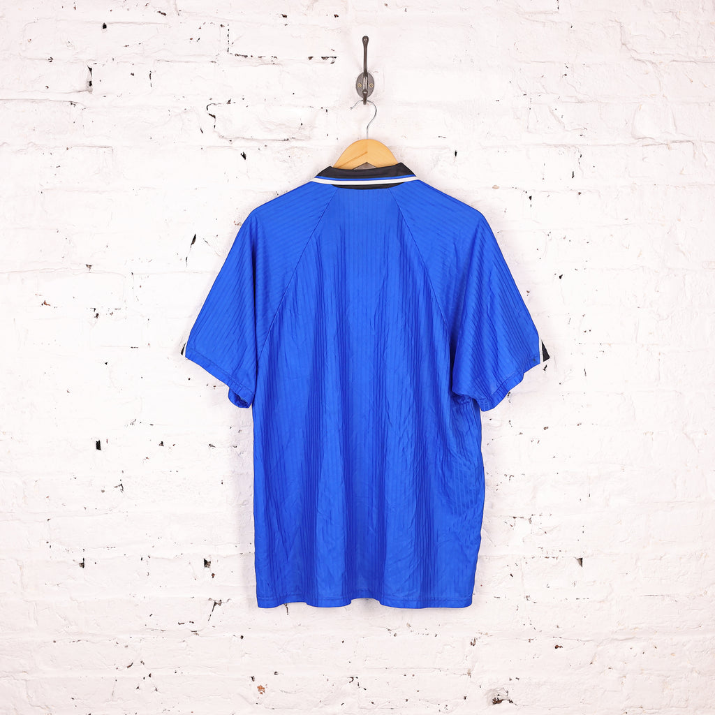 Manchester United 1996 Third Football Shirt - Blue - XXL
