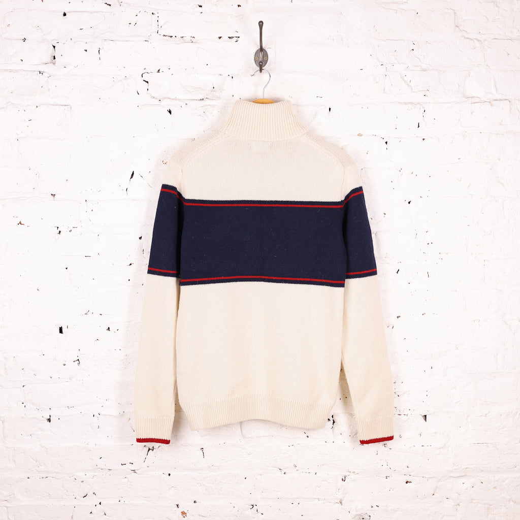 Gant Wool Roll Neck Jumper - Cream - M