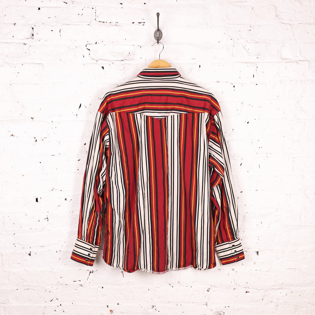 Wrangler Striped Western Shirt - Red - XL