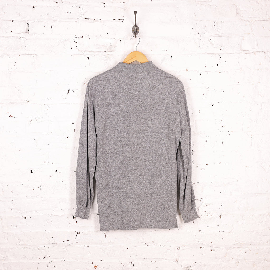 Ralph Lauren Long Sleeve Polo Shirt - Grey - S