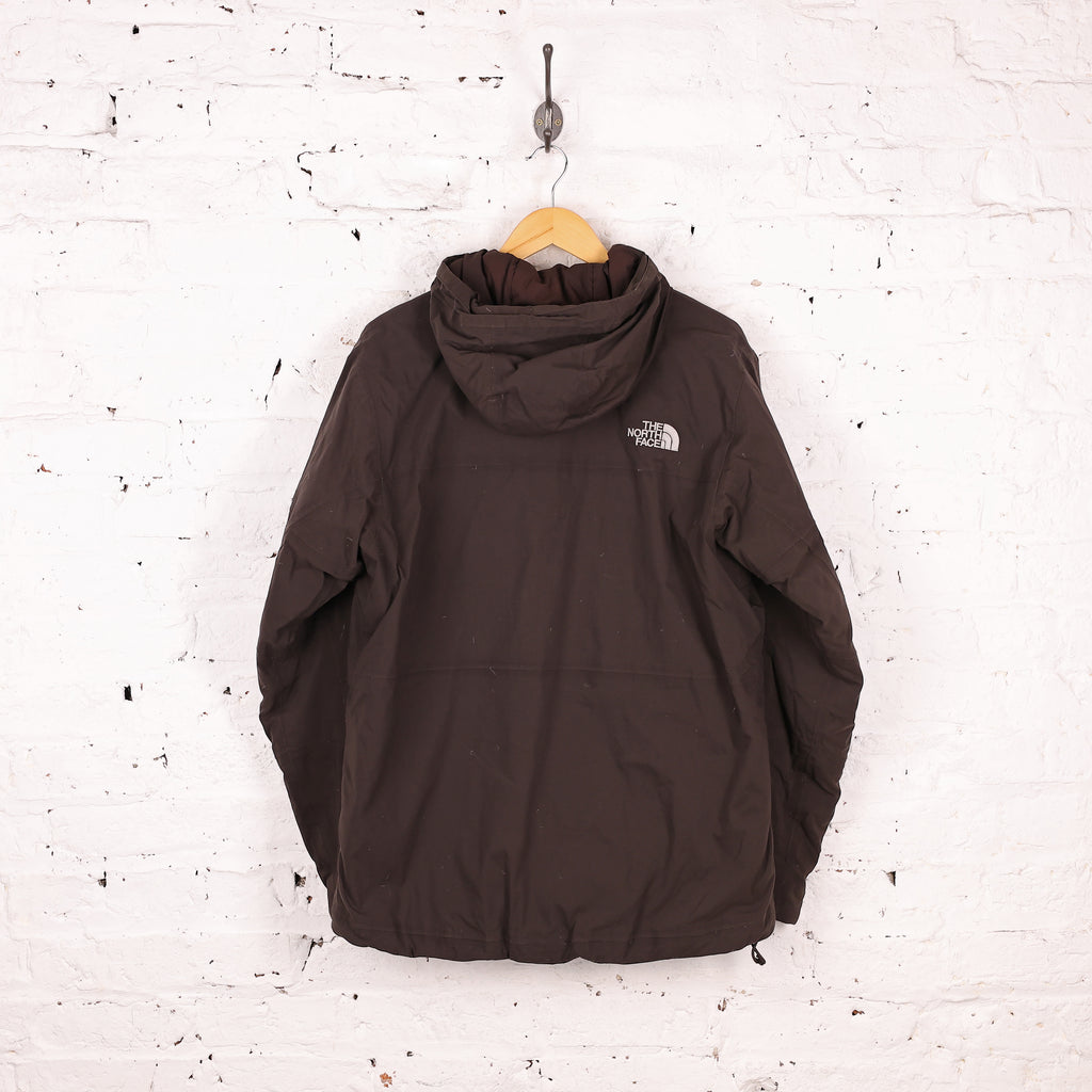 The North Face Hyvent Lined Rain Jacket - Brown - M