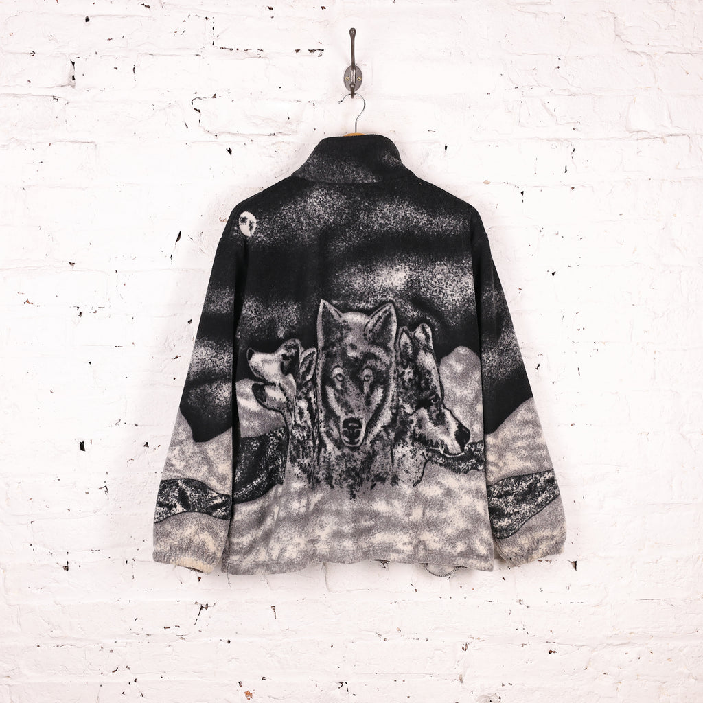 Wolf Fleece Jacket - Grey - L