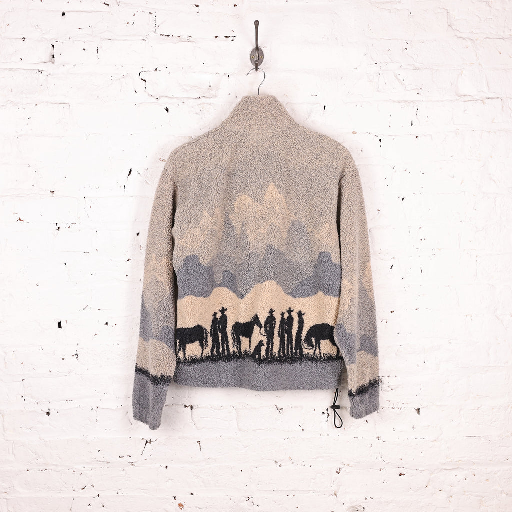 Cowboys Full Zip Fleece - Beige - M