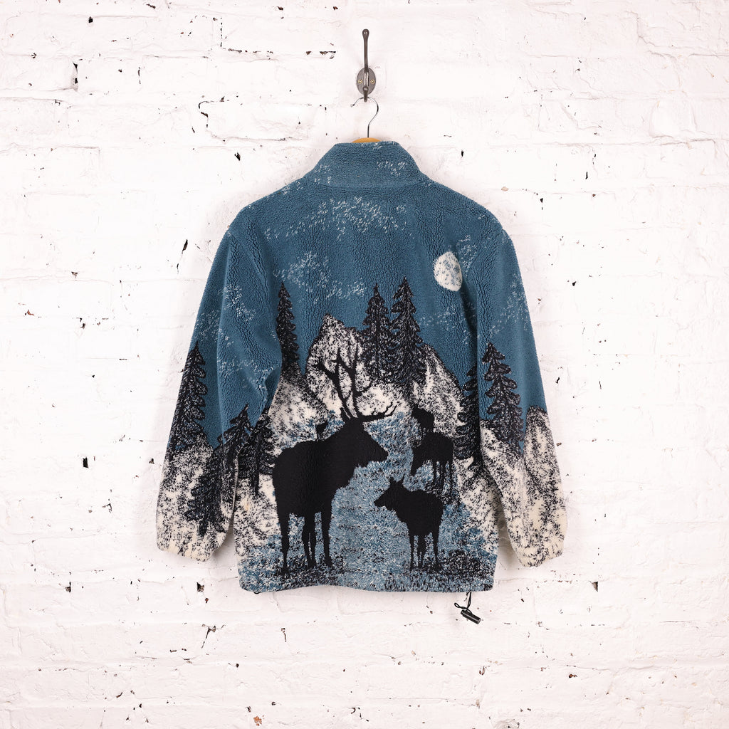 Moose Mountains Fleece Jacket - Blue - S