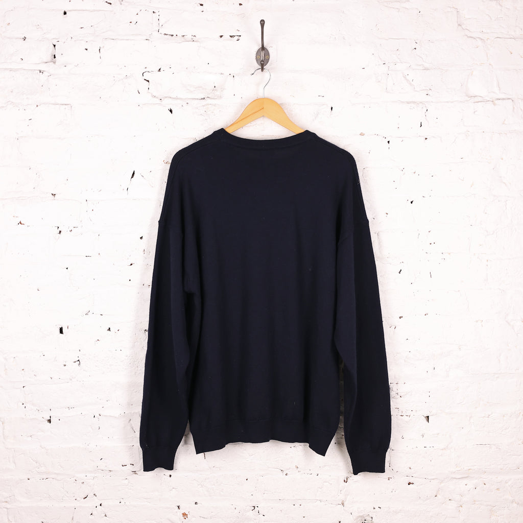Lacoste Knit Jumper - Blue - XL