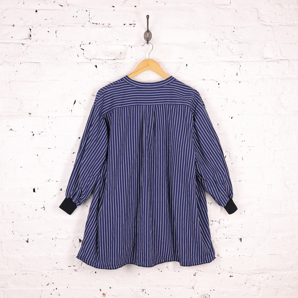 Fisherman Striped Shirt - Blue - XXXL