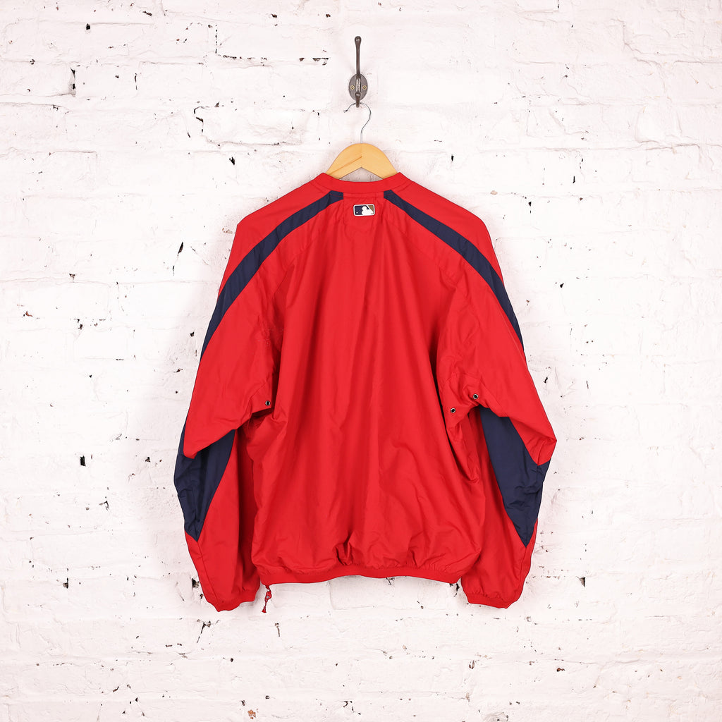 Washington Nationals Baseball Drill Shell Top - Red - M