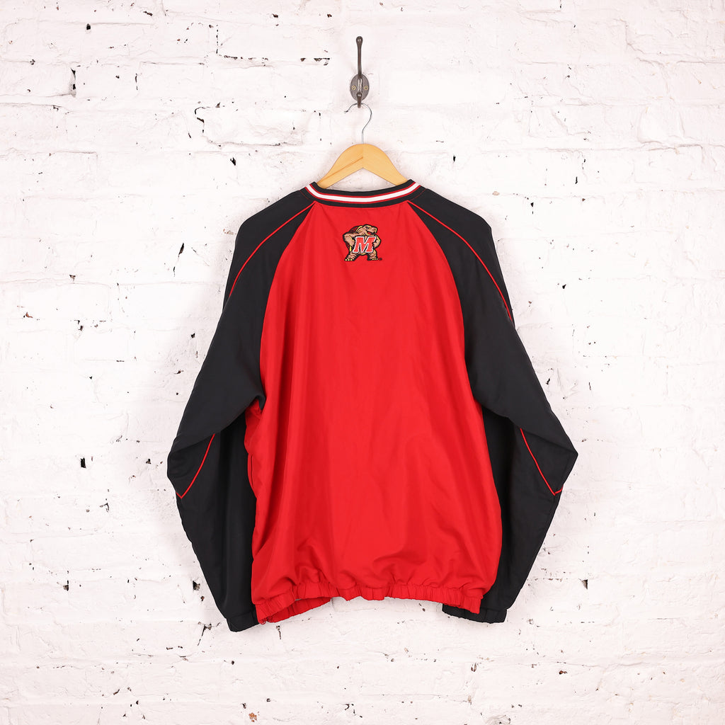 Maryland Terrapins Drill Shell Top - Red - L