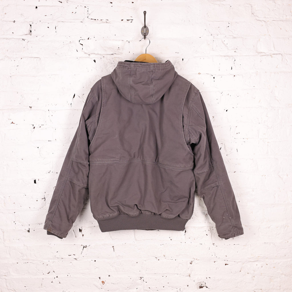 Carhartt Hooded Work Jacket - Grey - M