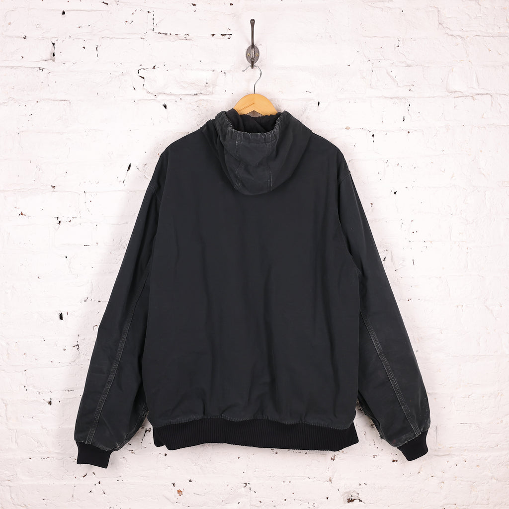 Carhartt Hooded Work Jacket - Black - XXL