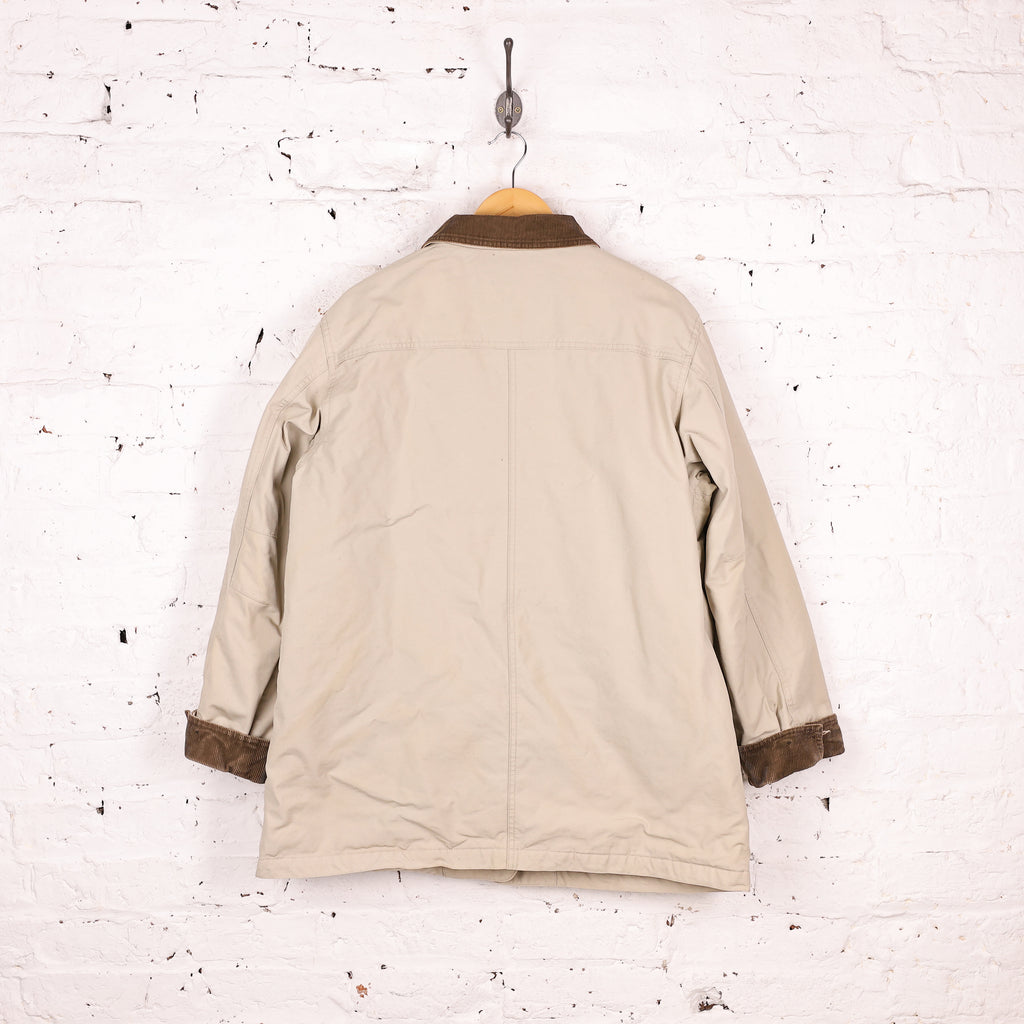 Women's LL Bean Barn Chore Jacket - Beige - Women's XL