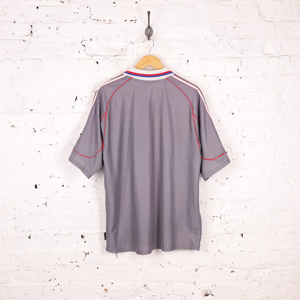 Olympique Lyon Adidas 2000 Third Football Shirt - Grey - XL
