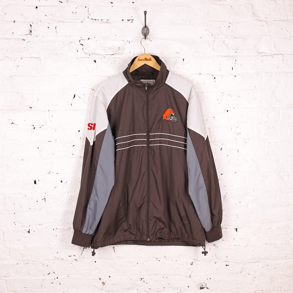 VINTAGE STARTER PRO LINE CLEVELAND BROWNS FULL ZIPP NO HOOD