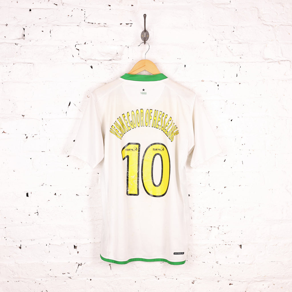 Celtic Nike 2007 Vennegoor of Hesselink Third Football Shirt - White - L
