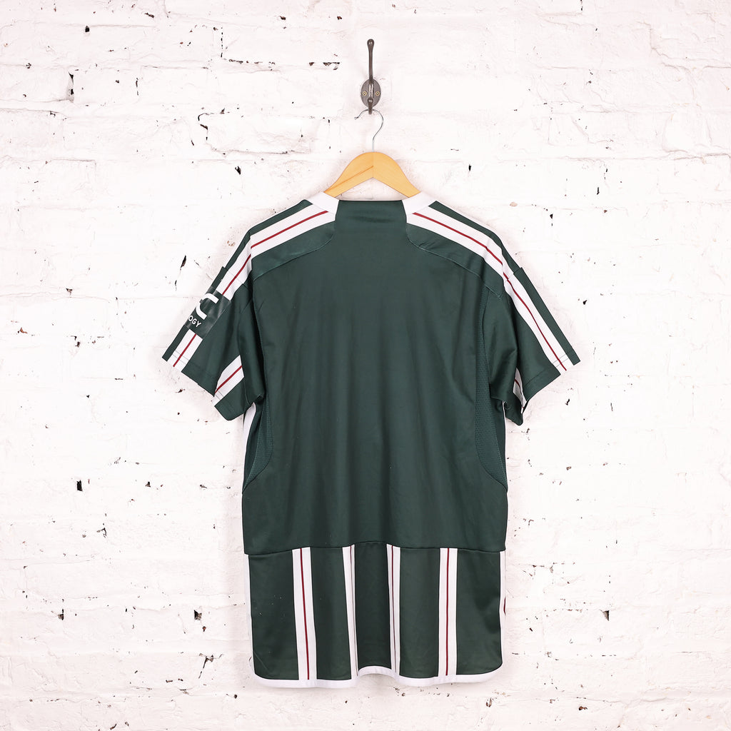 Adidas Manchester United FC 2023 Away Football Shirt - Green - XL