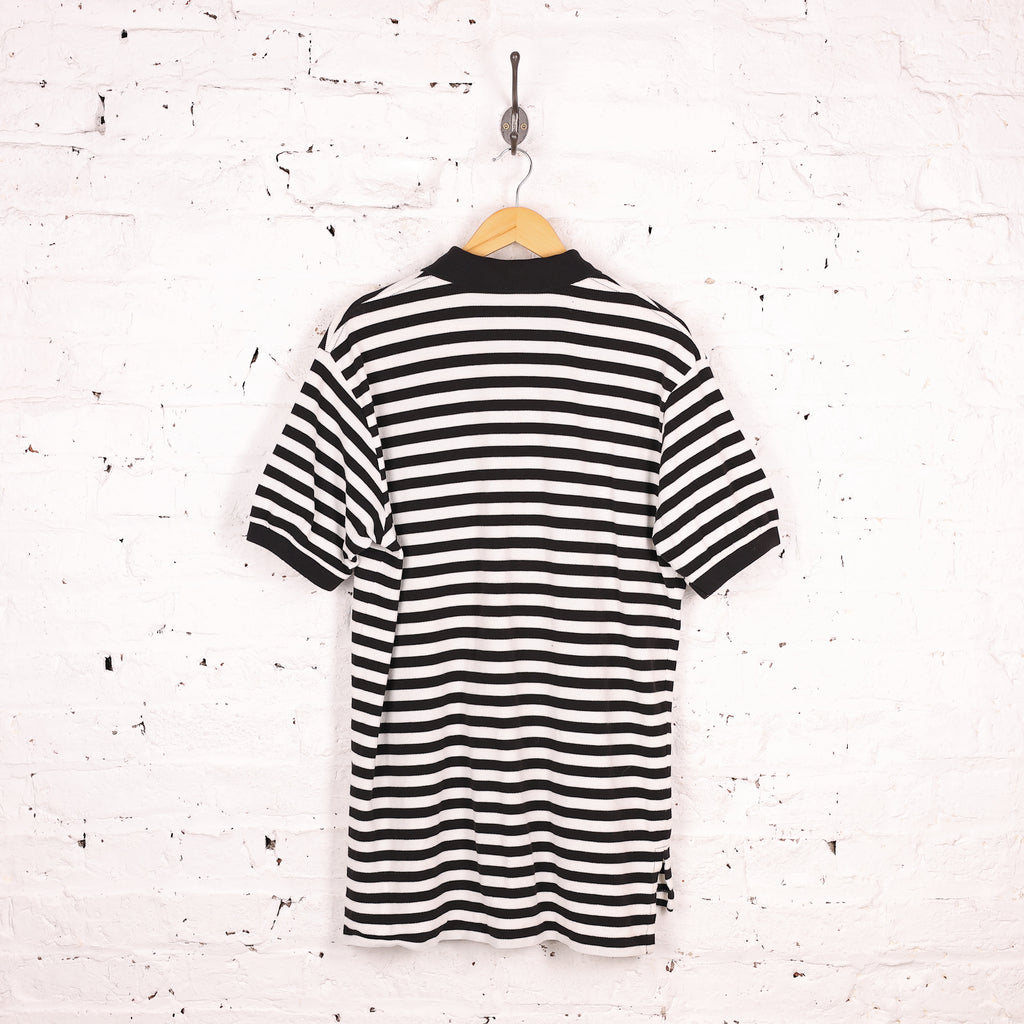 Ralph Lauren Polo Sport Striped Polo Shirt - Black - L