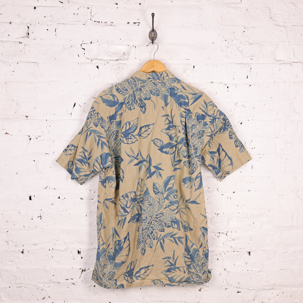 Nautica Hawiian Print Shirt - Beige - M