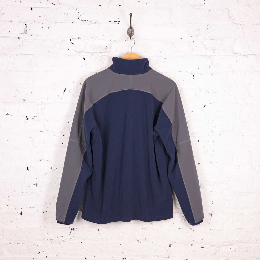 The North Face Polartec 1/4 Zip Fleece - Blue - L