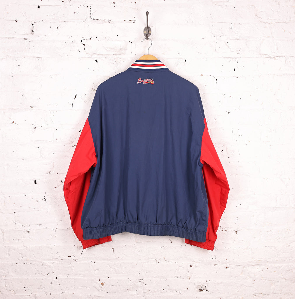 Atlanta Braves Baseball 90s Bomber Jacket - Blue - XL
