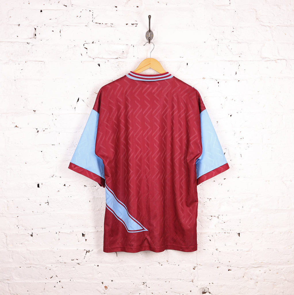West Ham United Pony 1993 Home Football Shirt - Maroon - XL