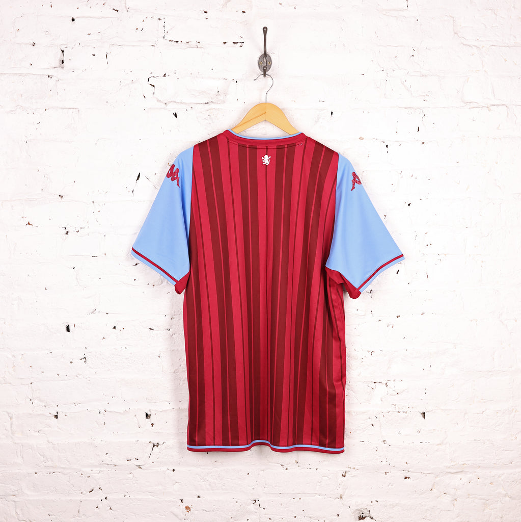 Kappa Aston Villa FC 2021 Home Football Shirt - Red - XXL