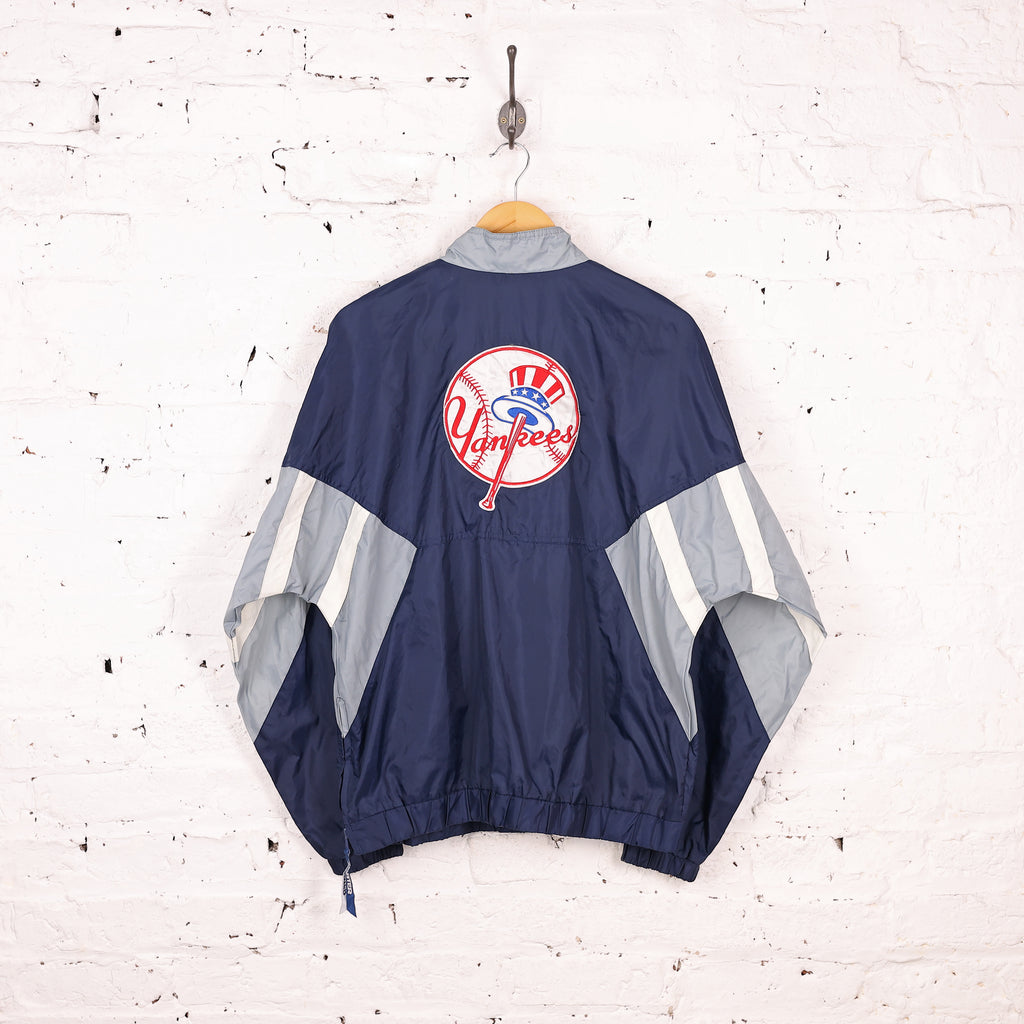 New York Yankees Starter Shell 1/4 Zip Top - Blue - S