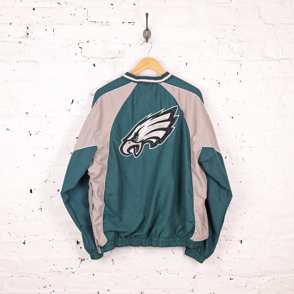 Philadelphia Eagles NFL Drill Shell Top - Green - XL