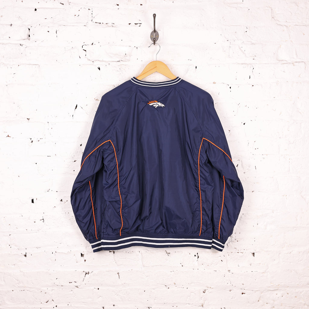 Denver Broncos NFL Shell Drill Top - Blue - S