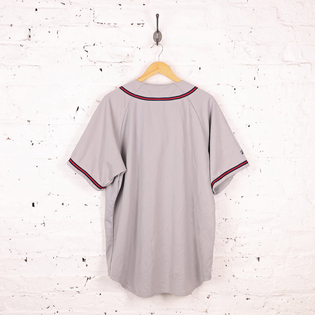 Majestic Atlanta Braves MLB Baseball Jersey - Grey - XL