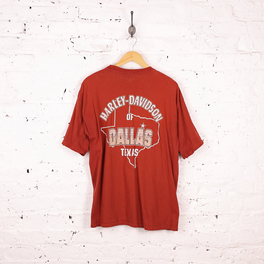 Harley Davidson Dallas Texas T Shirt - Red - L