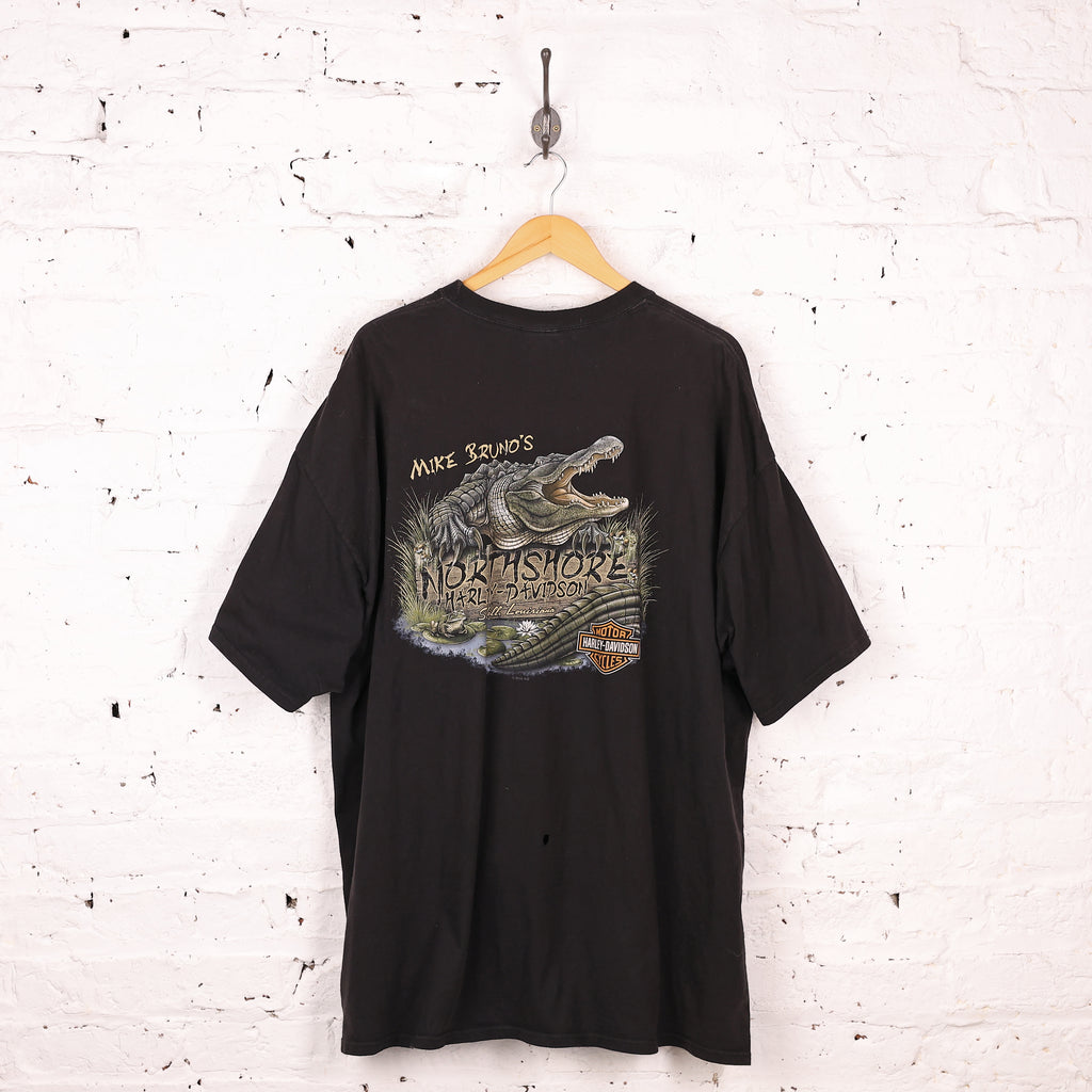 Harley Davidson Bad Dog T Shirt - Black - XXXL