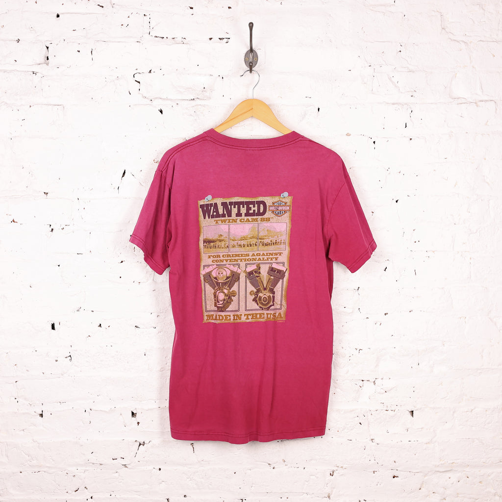 Harley Davidson T Shirt - Pink - M