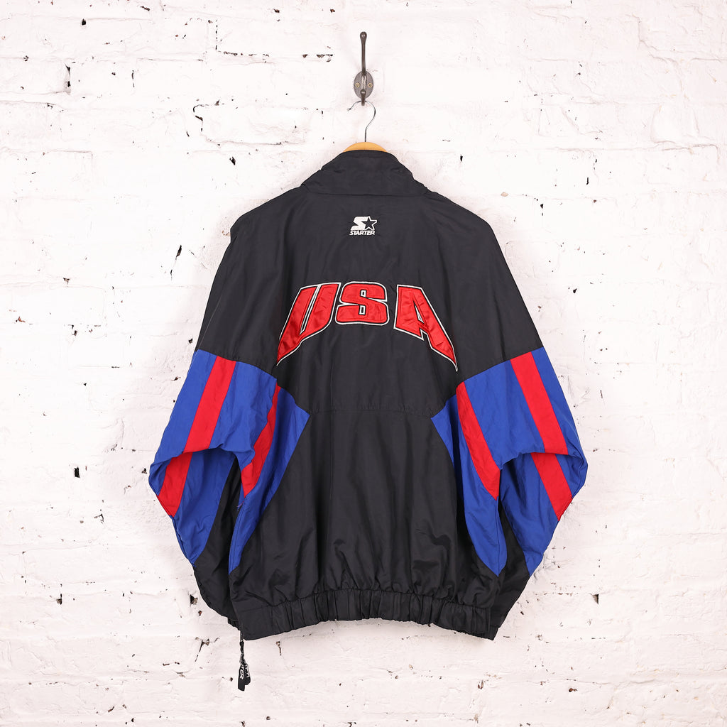 Atlanta 1996 Olympics Starter Shell Jacket - Black - L