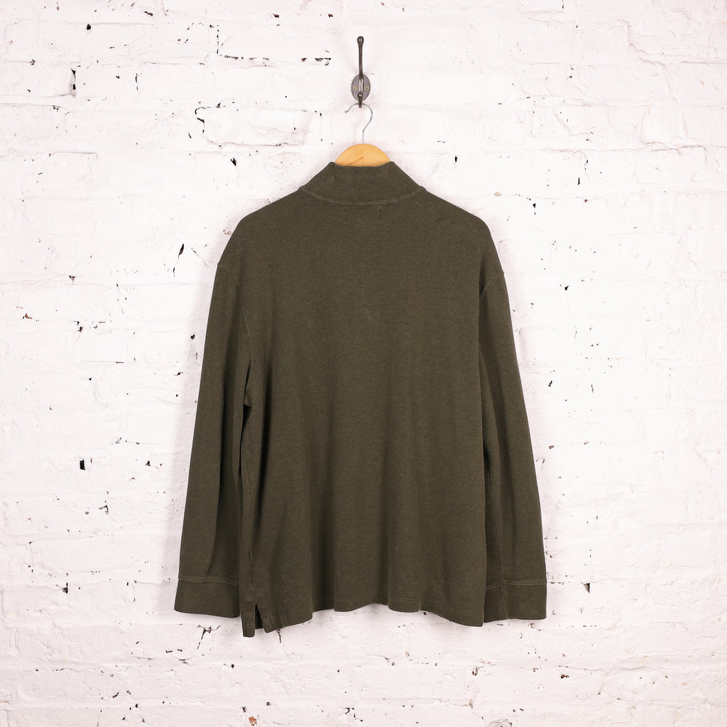 Ralph Lauren 1/4 Zip Sweatshirt - Green - XL